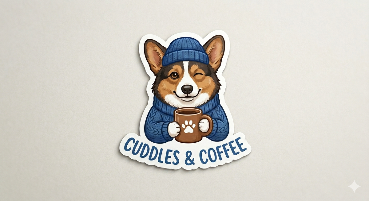 "The Cuddles & Coffee Collection" Sticker Bundle
