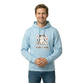 "Hello Lovely" Comfort-Tone Hoodie - Light Blue Unisex Hoodie