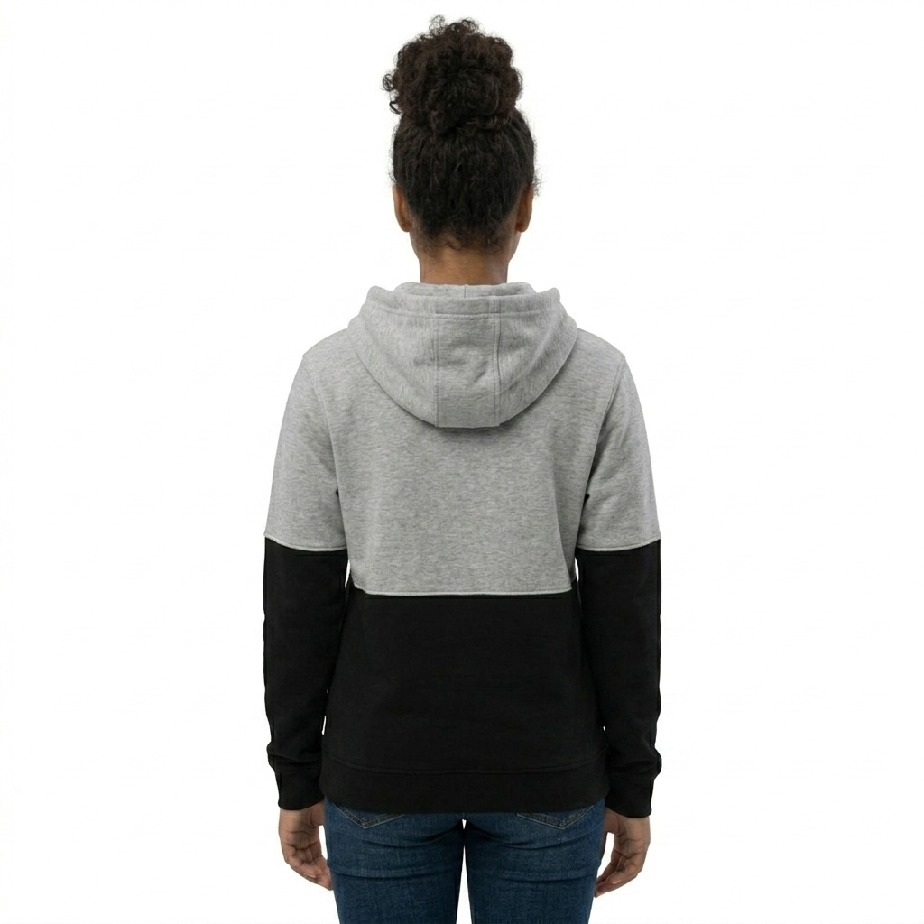 "Space Cadet" Comfort-Tone Hoodie - Black and White