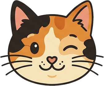 "Sticker Kitty Co." Vintage Heart Emblem Sticker